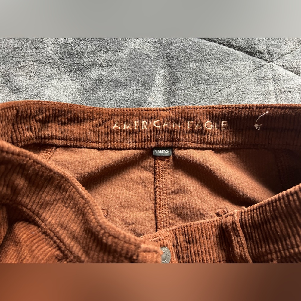American Eagle Outfitters Orange A-line Mini Skirt - Picture 3 of 5
